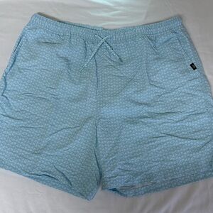 Stylish Blue Swim Trunks for Men Fish Hippie Co.